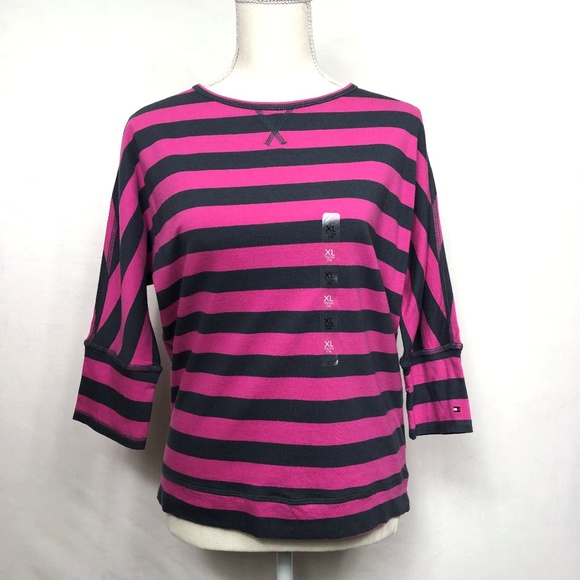 3/$20 Girl's Tommy Hilfiger Top Dolman Sleeve XL16 - Picture 1 of 5